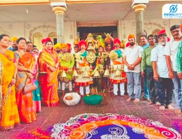 Shivrajyabhishek Din Raigad  : रायगड शिवराज्याभिषेक दिन सोहळ्यासाठी सुवर्णालंकारित तोरण